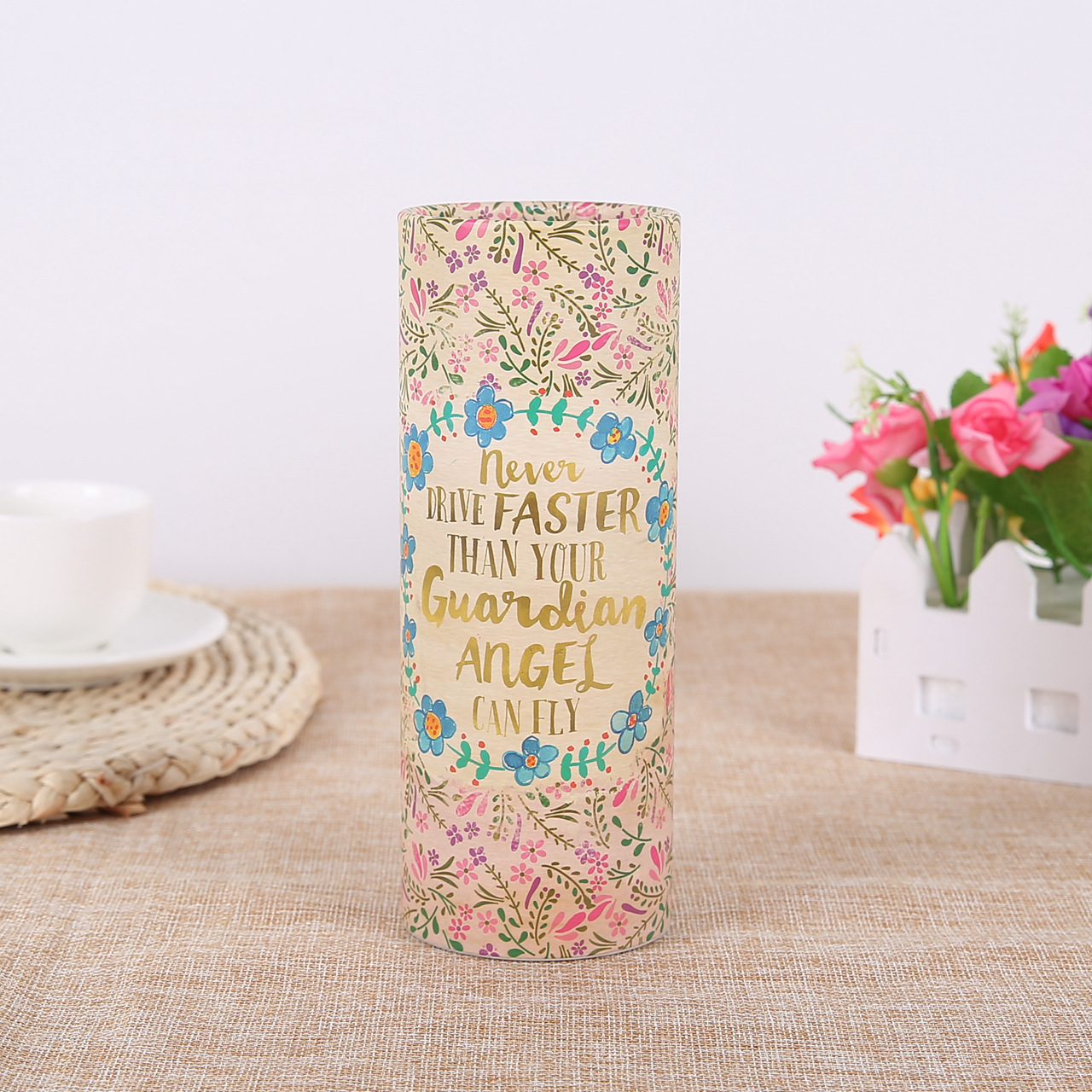 Box printing sample cardboard cylinder round packaging tubes facial tissues tea paper box