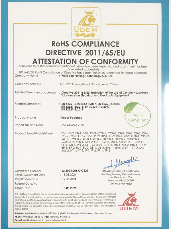 RoHS-Restriction of Hazardous Substances RoHS-Restriction of Hazardous Substances
