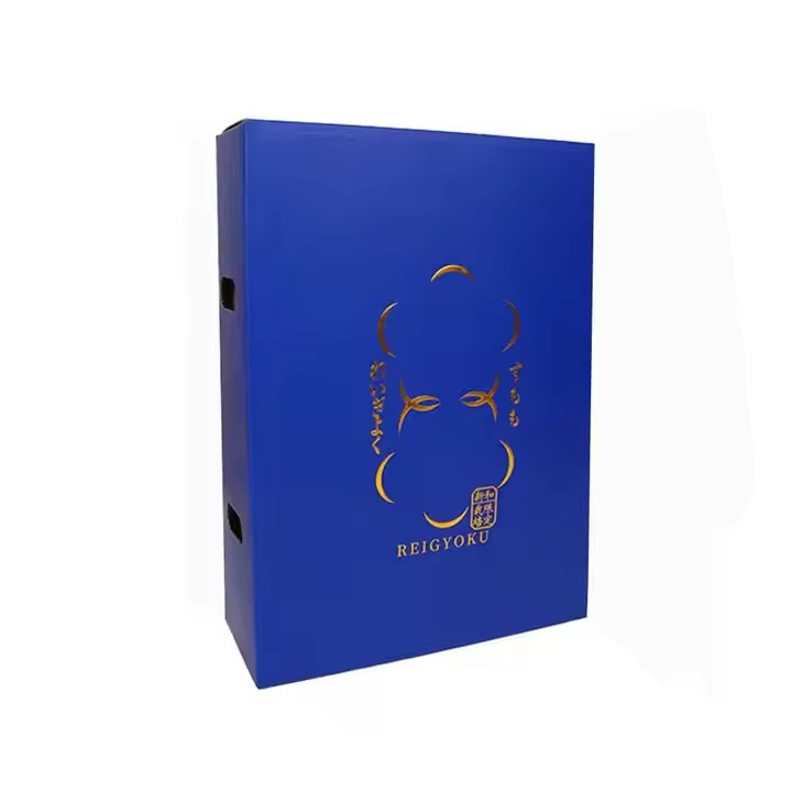 Box printing corrugated board foldable freeze dried fruit and vegetables juice bottle packaging