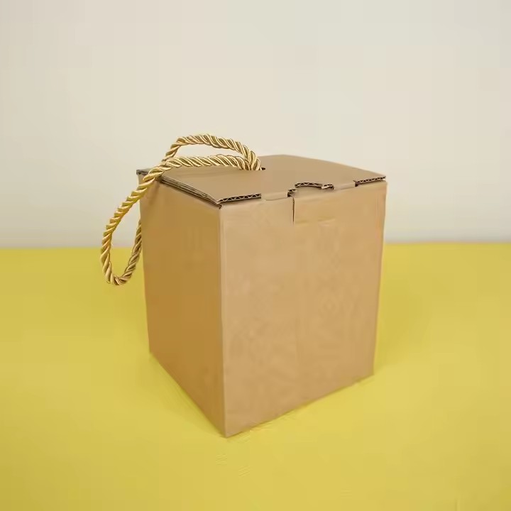 Box printing custom corrugated glasses candy perfume bottle box scented soy wax candle packaging with glass jar and gift box