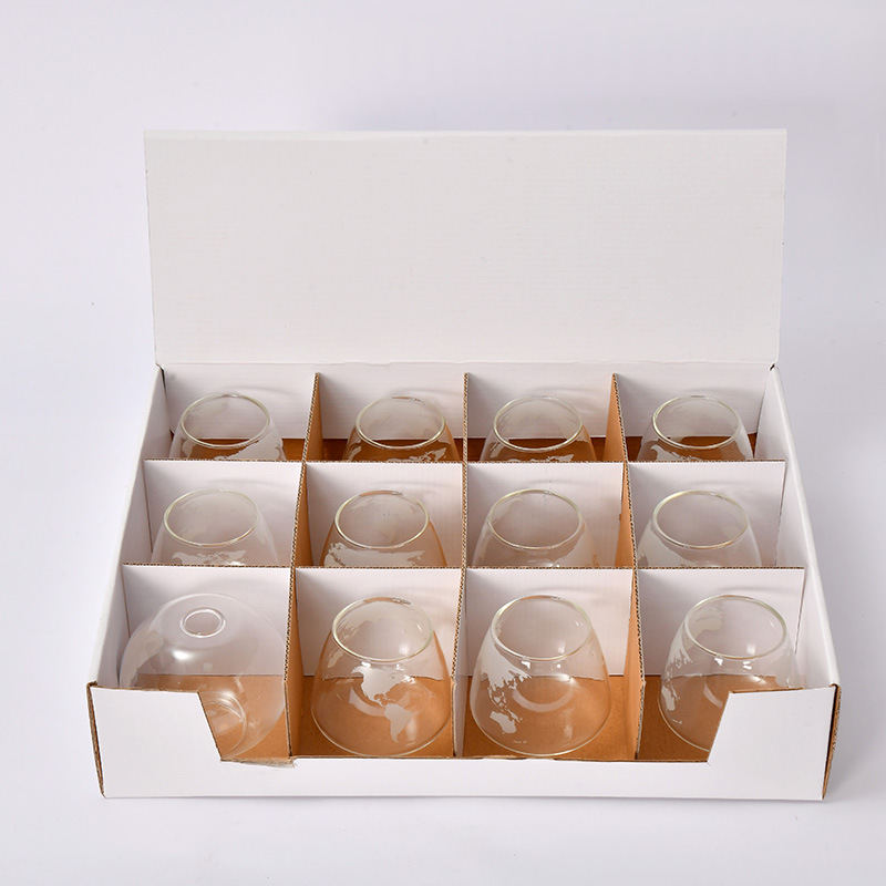 Box printing customized reasonable price 3 compartment wine whiskey glass box
