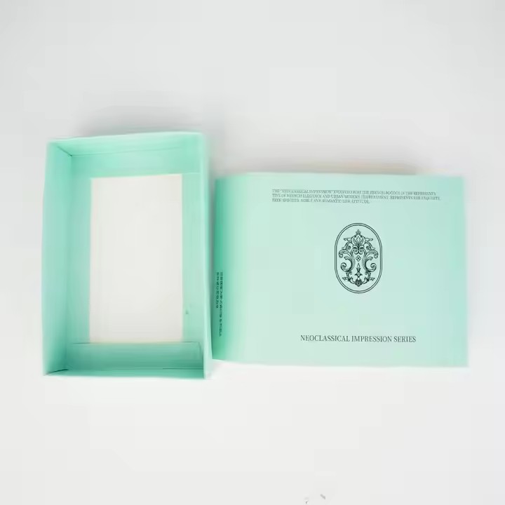 Box printing luxury vessels square paper cosmetic candle gift drawer box packaging with custom logo