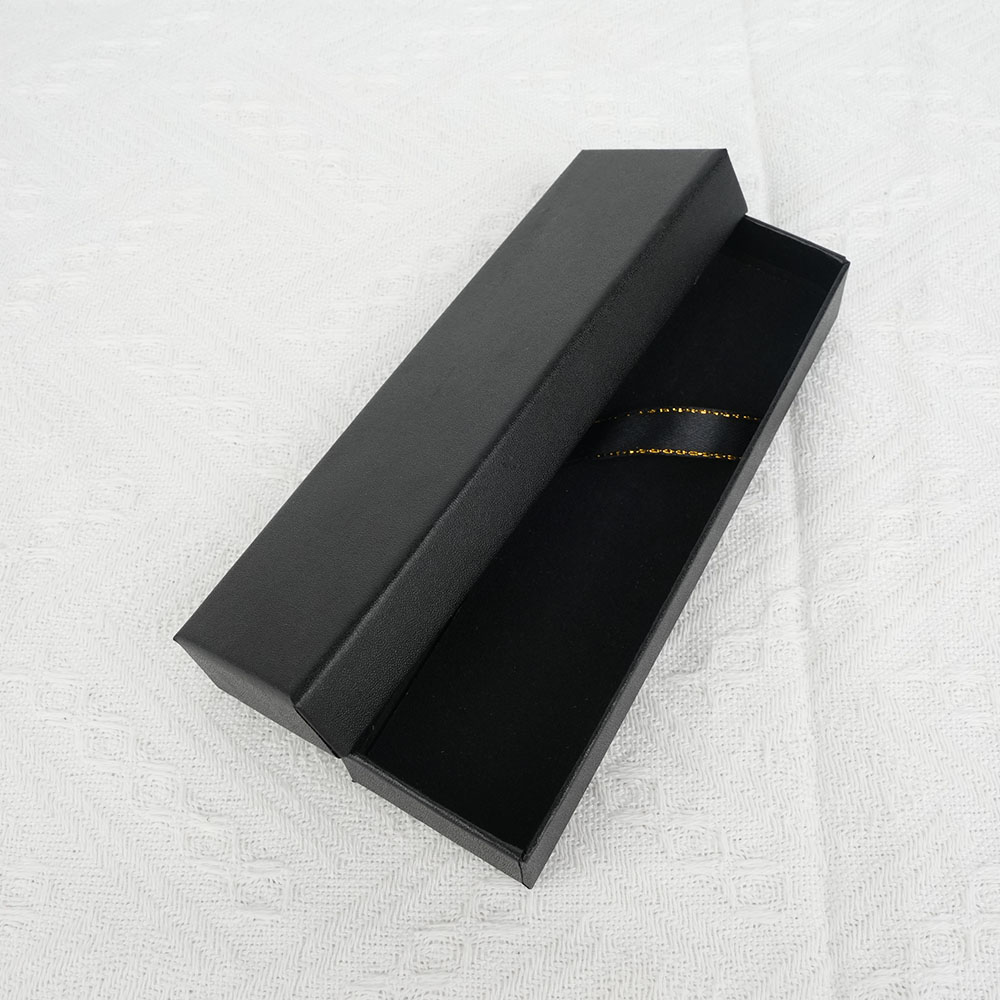 Box Printing Bargain Price 16.8*5*2.5cm Pen Black Specialty Paper Rigid Case Boxes for Gift Pens