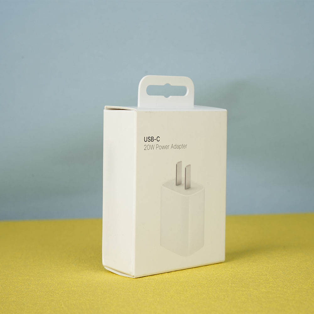 Box Printing Portable Empty Phone Mobile Usb Type c Charger Cardboard Paper Packaging Box